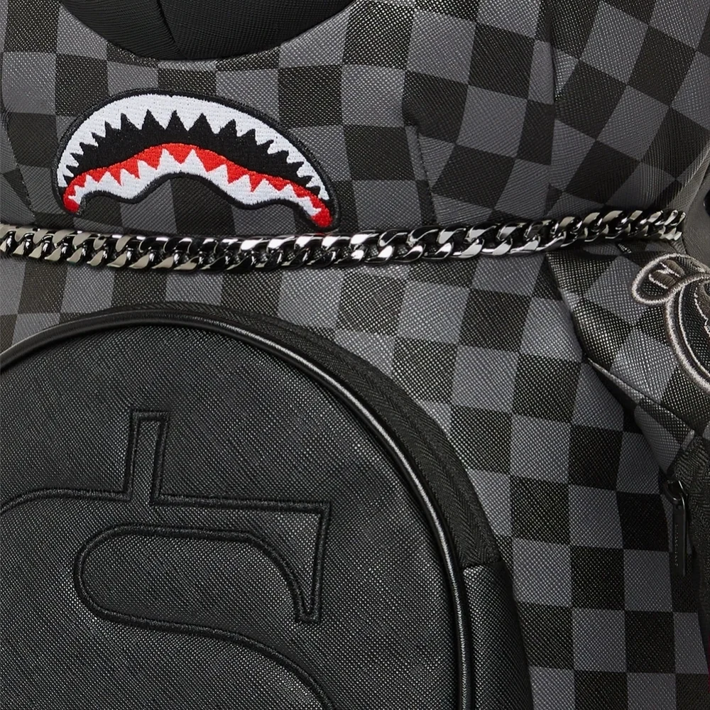 Black and Green Designer Bear Bag - Picture 7 of 16